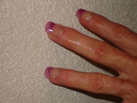 deco pailettes +gel uv
