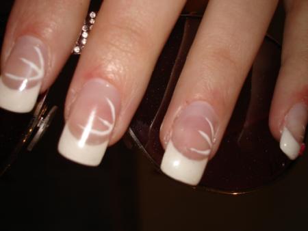 french en gel plus deco en gel